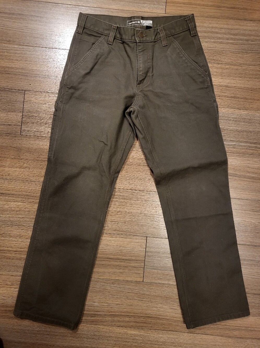 Carhartt Brown Carpenter Pant - Straight Leg Relaxed Fit